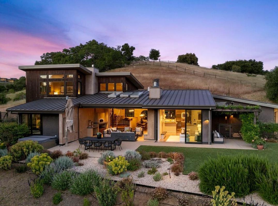 Contemporary Masterpiece on 2.65+ acres in Westridge with  Spectacular Windy Hill Views 